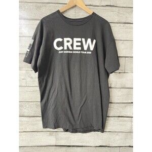 Jo Koy World Tour 2020 Crew T Shirt XL Mens Black Short Sleeve Stage Hand